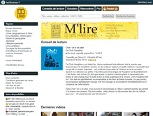 Tablet Screenshot of librairiemlire.com